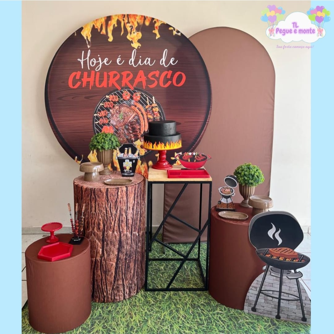 B-Kit Diamante Churrasco - Tl pegue e monte 