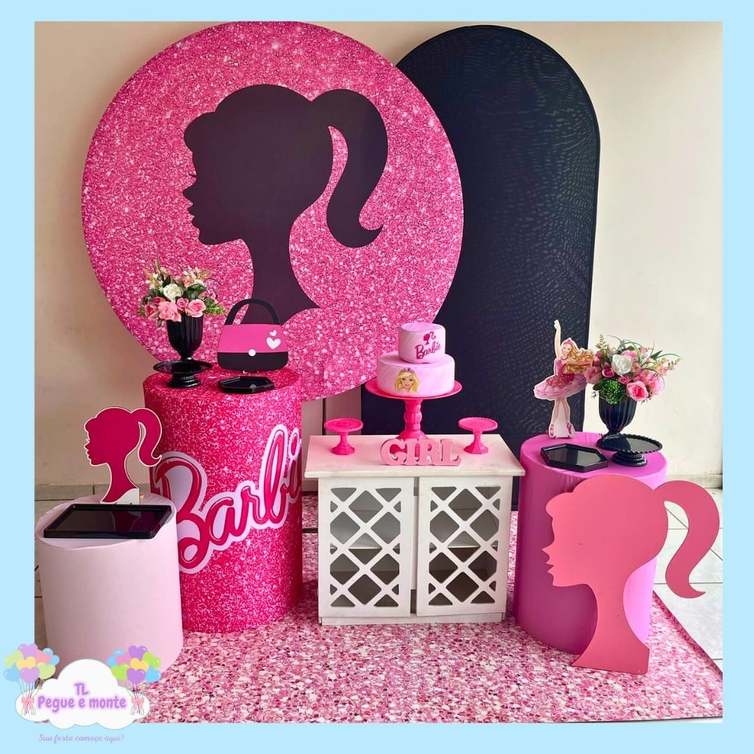 B-Kit Diamante Barbie Silhueta - Tl pegue e monte 