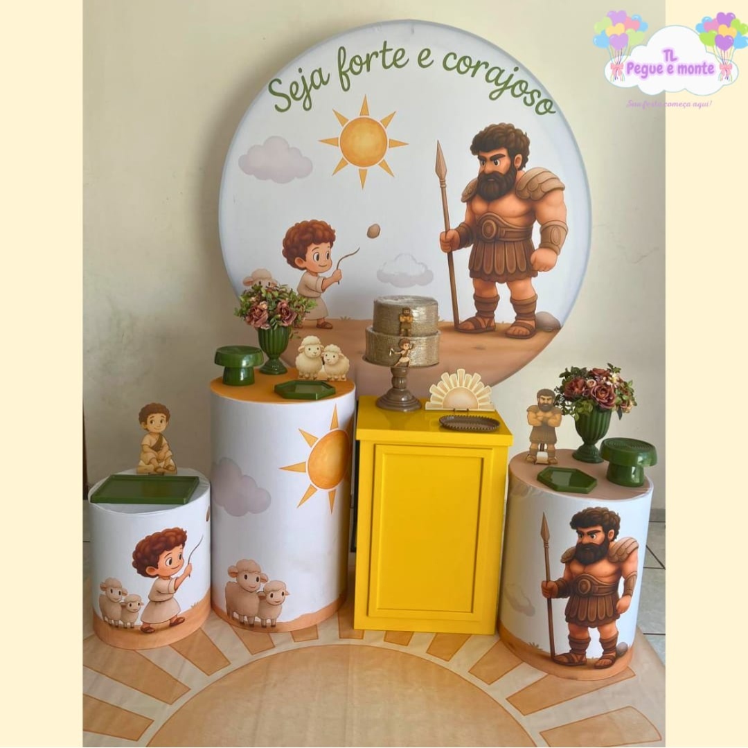 C-Kit Ouro Davi E Golias - Tl pegue e monte 