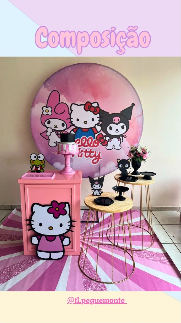 A-Composição Hello Kitty - Tl pegue e monte 
