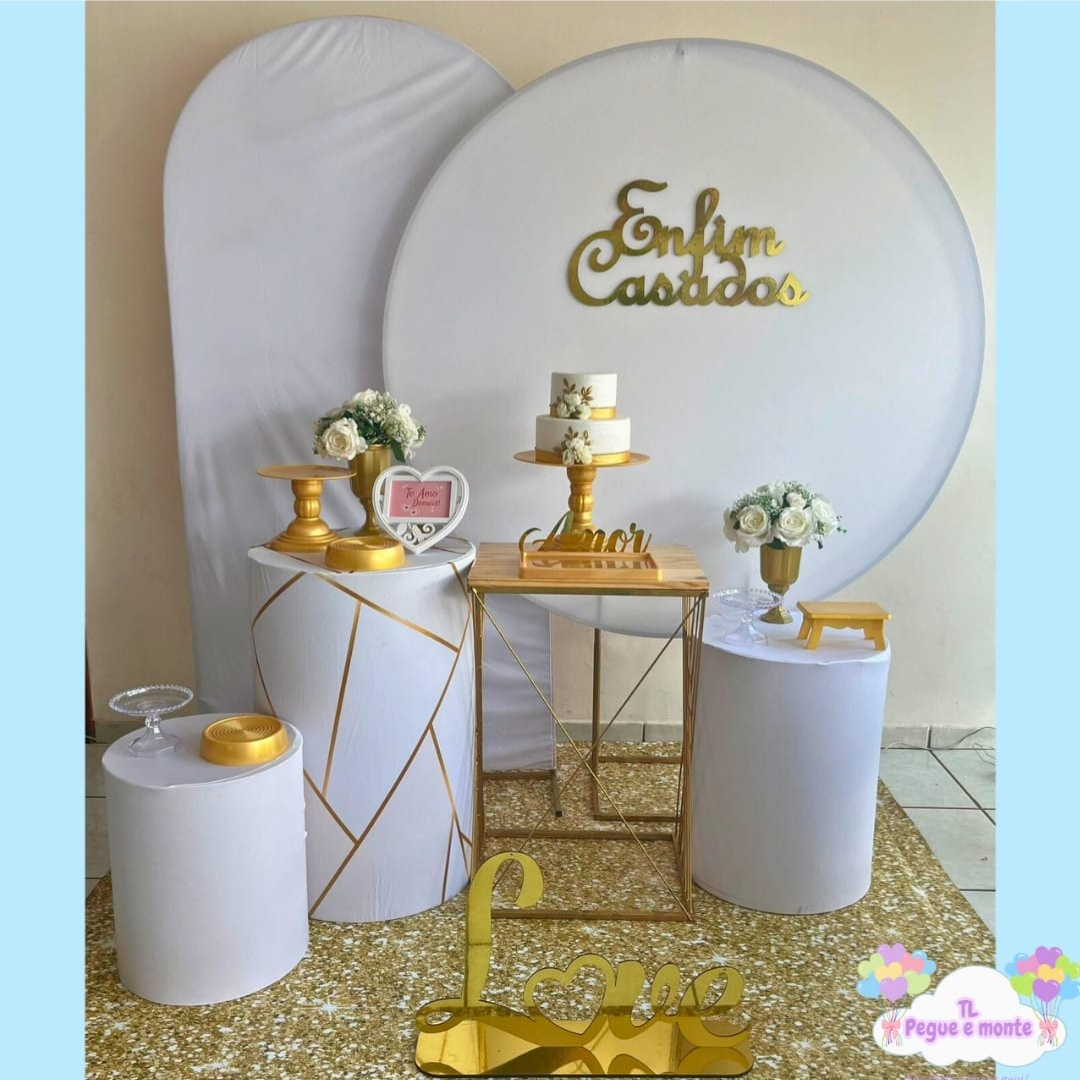 B-Kit Diamante Enfim Casados - Tl pegue e monte 
