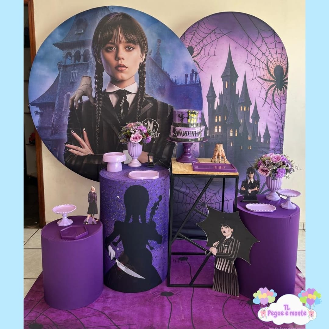 B-Kit Diamante Wandinha Castelo - Tl pegue e monte 