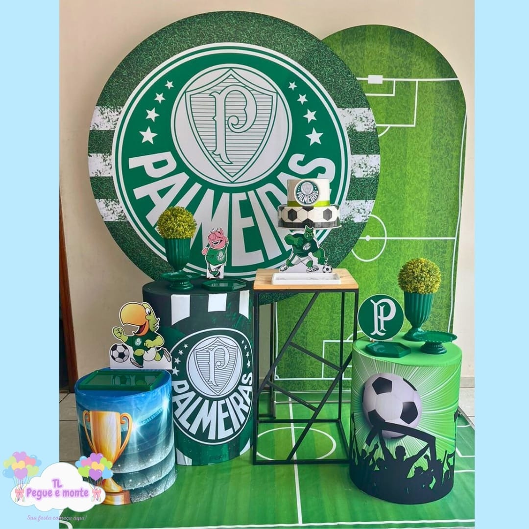 B-Kit Diamante Palmeiras  - Tl pegue e monte 