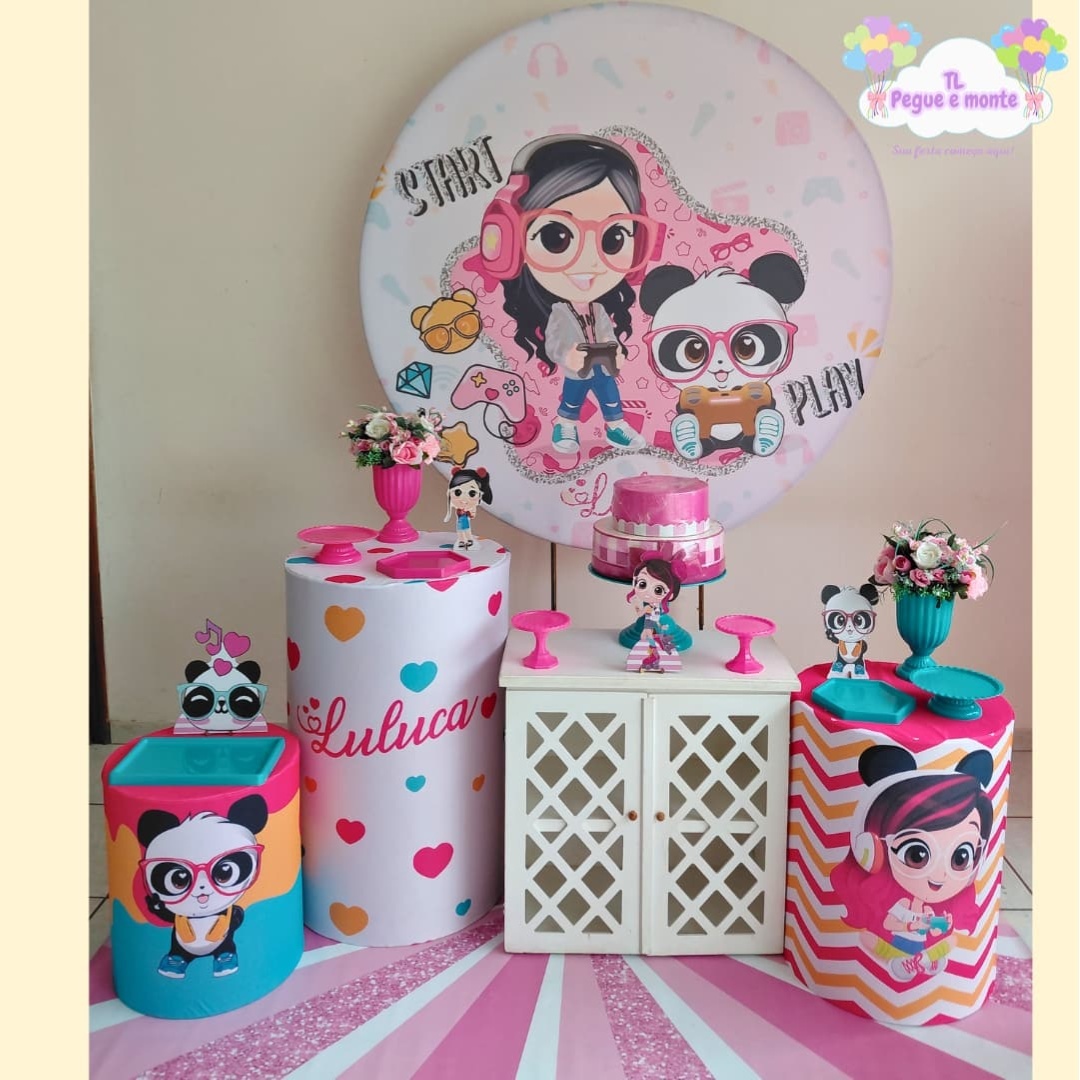 C-Kit Ouro Luluca Panda - Tl pegue e monte 