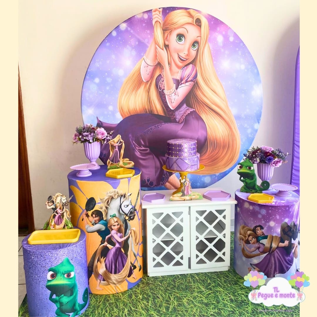 C-Kit Ouro Rapunzel   - Tl pegue e monte 