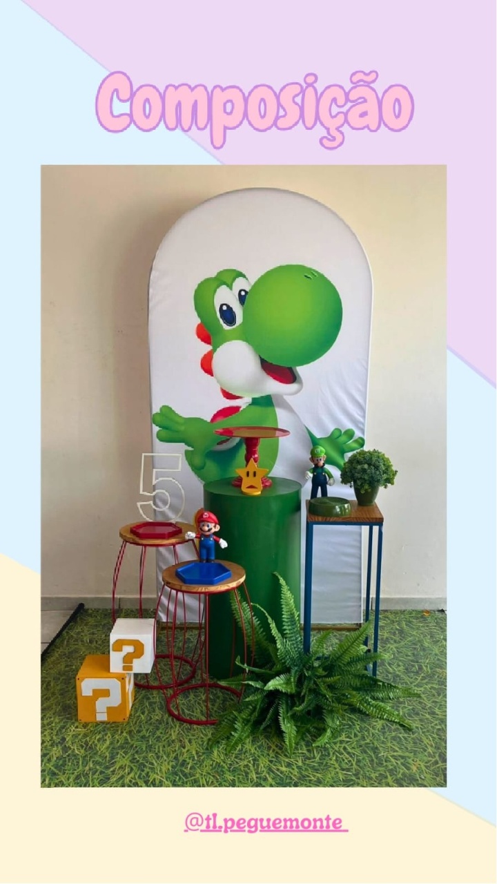 A- Composição Super Mario Azul  - Tl pegue e monte 