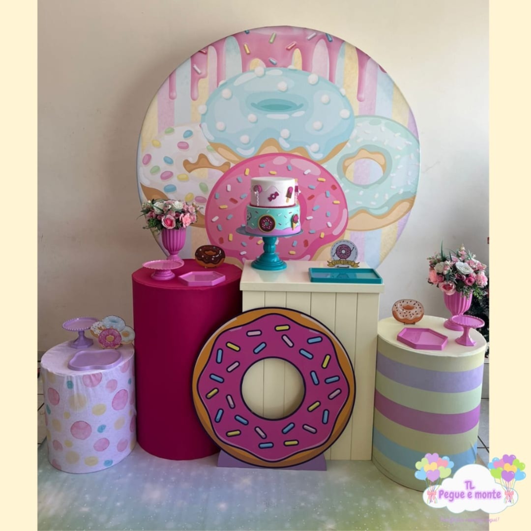 C-Kit Ouro Donuts - Tl pegue e monte 