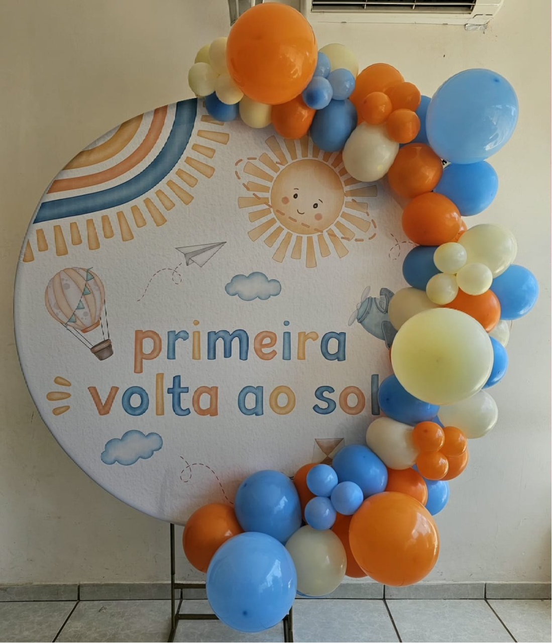 Balão: Arco Meia Lua de 3 Metros: Cores Normais - Tl pegue e monte 