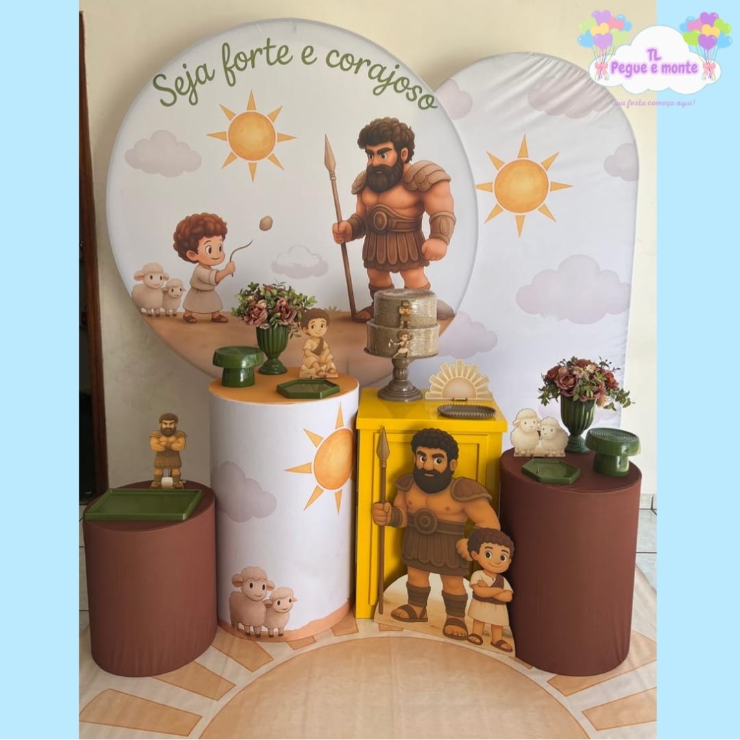 B-Kit Diamante Davi E Golias - Tl pegue e monte 