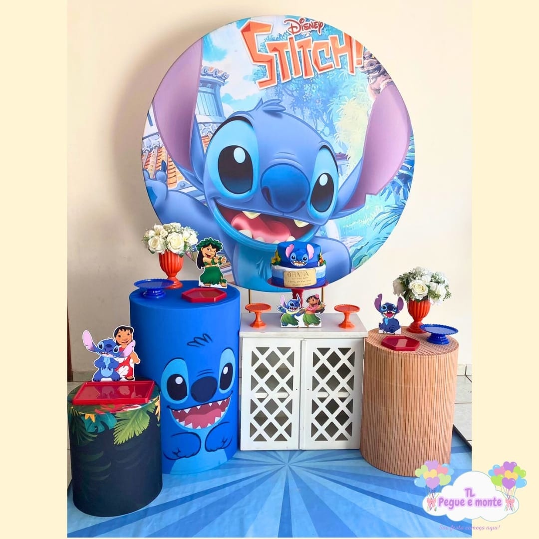 C-Kit Ouro Lilo Stitch - Tl pegue e monte 