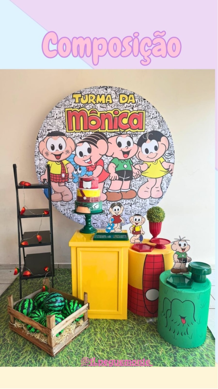 A- Composição Turma da Monica - Tl pegue e monte 