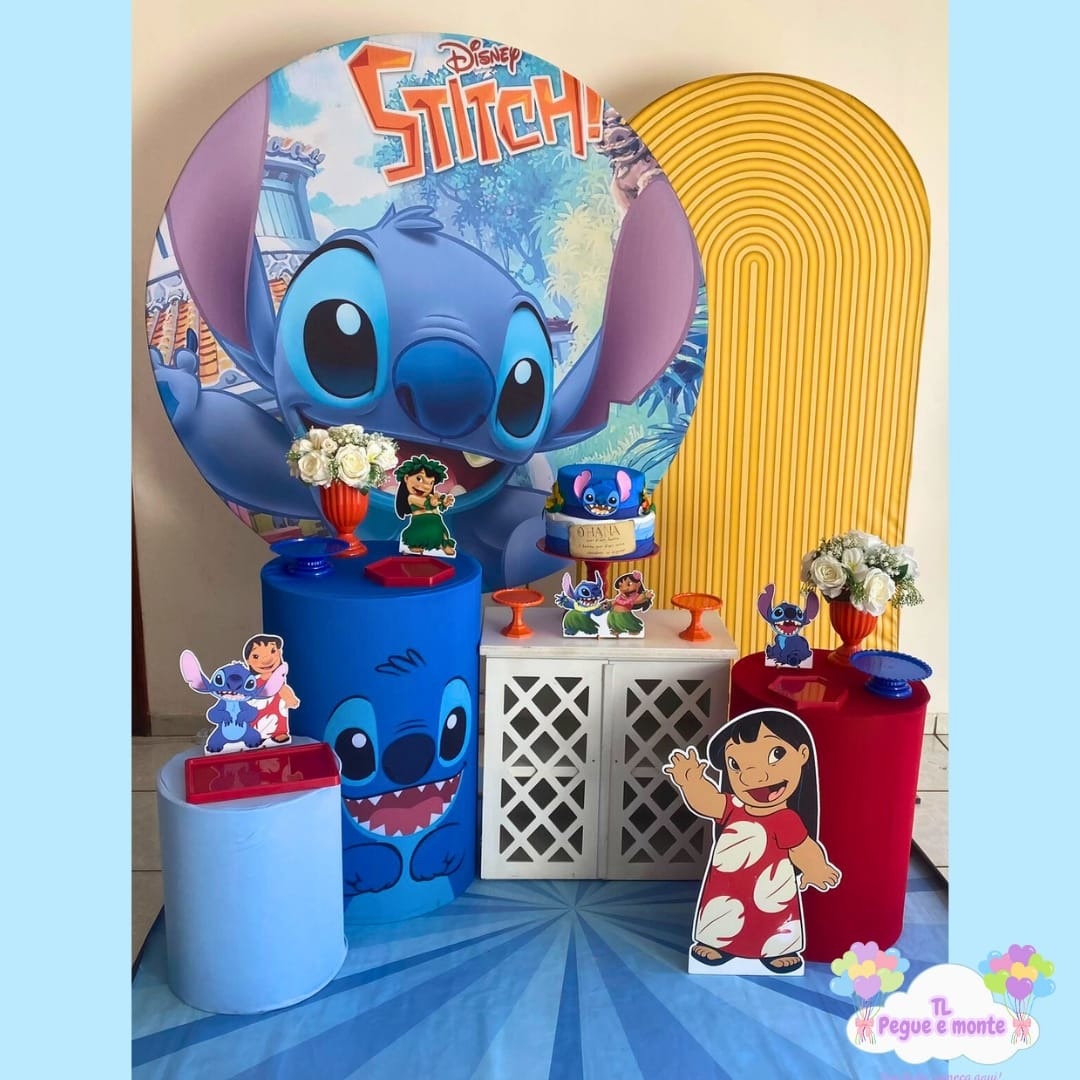 B-Kit Diamante Lilo Stitch  - Tl pegue e monte 