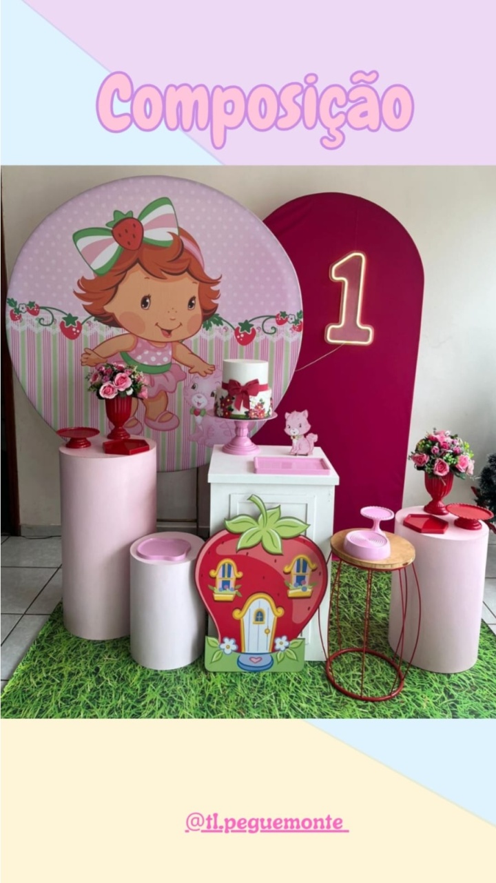 A- Composição Moranguinho Baby - Tl pegue e monte 