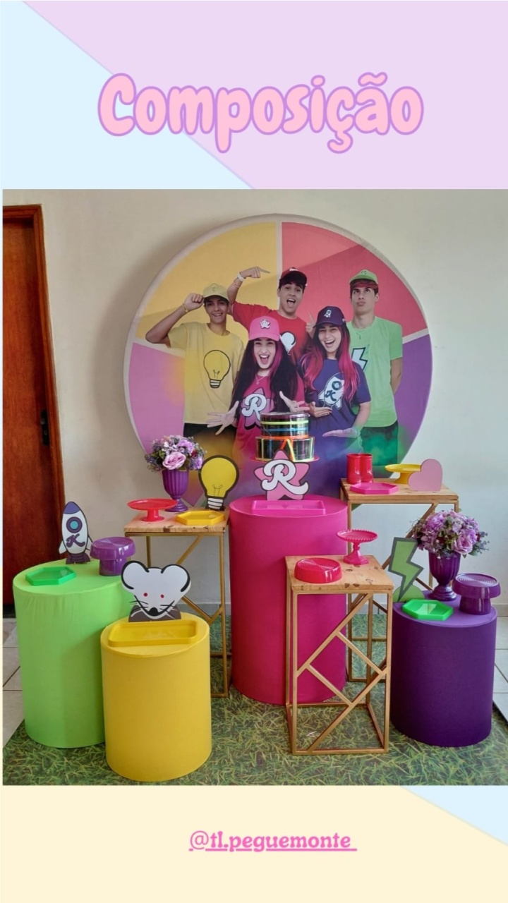 A- Composição dos Rosas - Tl pegue e monte 