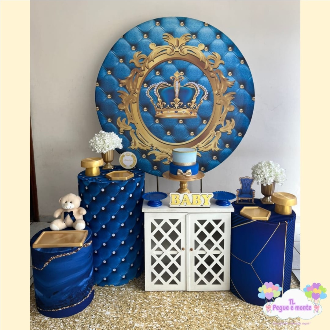 C-Kit Ouro Realeza Azul - Tl pegue e monte 