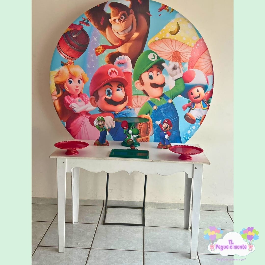 E-Kit Básico Super Mario - Tl pegue e monte 