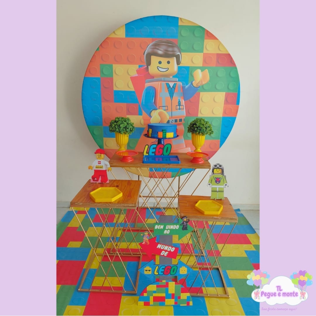 D-Kit Prata Mesa Lego - Tl pegue e monte 