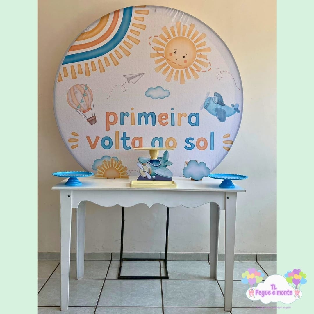 E-Kit Basico Mesa Volta Ao Sol  - Tl pegue e monte 
