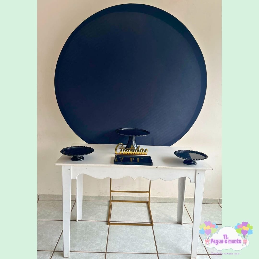 E-Kit Basico Painel Preto Liso - Tl pegue e monte 