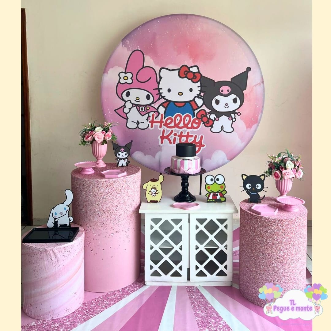 C-Kit Ouro Hello Kitty  - Tl pegue e monte 
