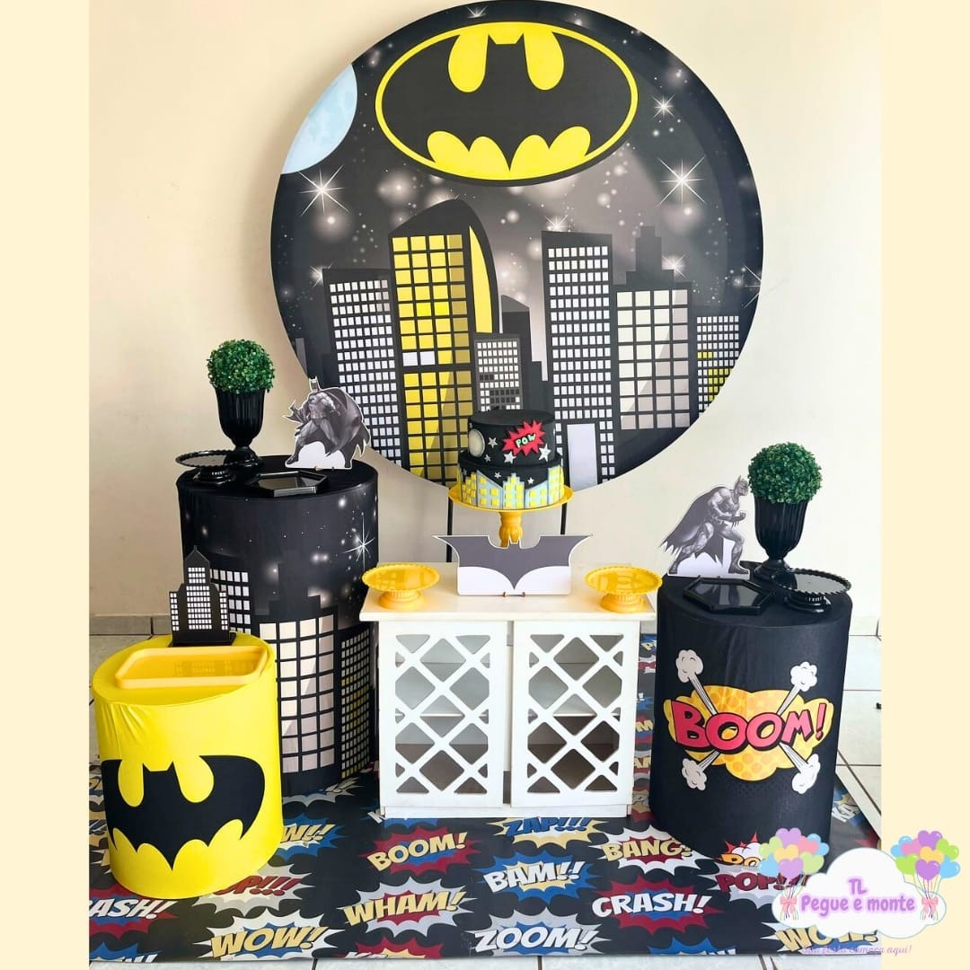 C-Kit Ouro Batman Predio - Tl pegue e monte 