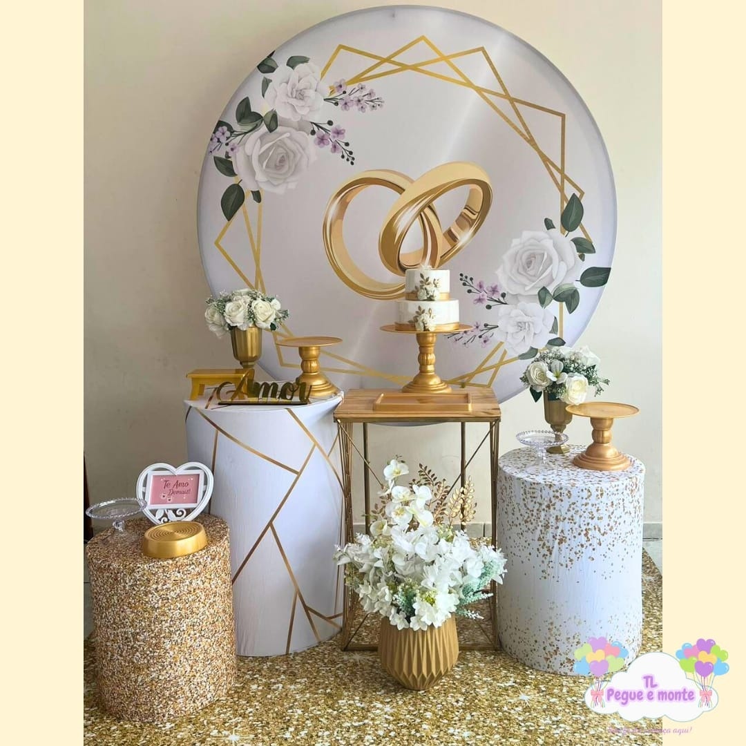 C-Kit Ouro Casamento Alianças - Tl pegue e monte 