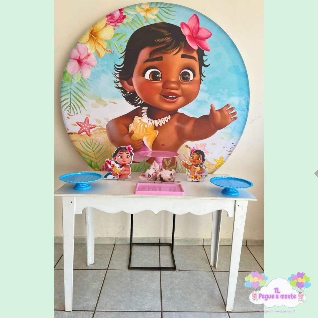E-Kit Basico Moana Baby - Tl pegue e monte 