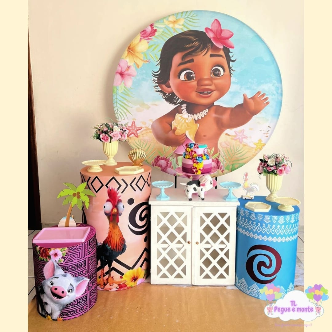 C-Kit Ouro Moana Baby  - Tl pegue e monte 