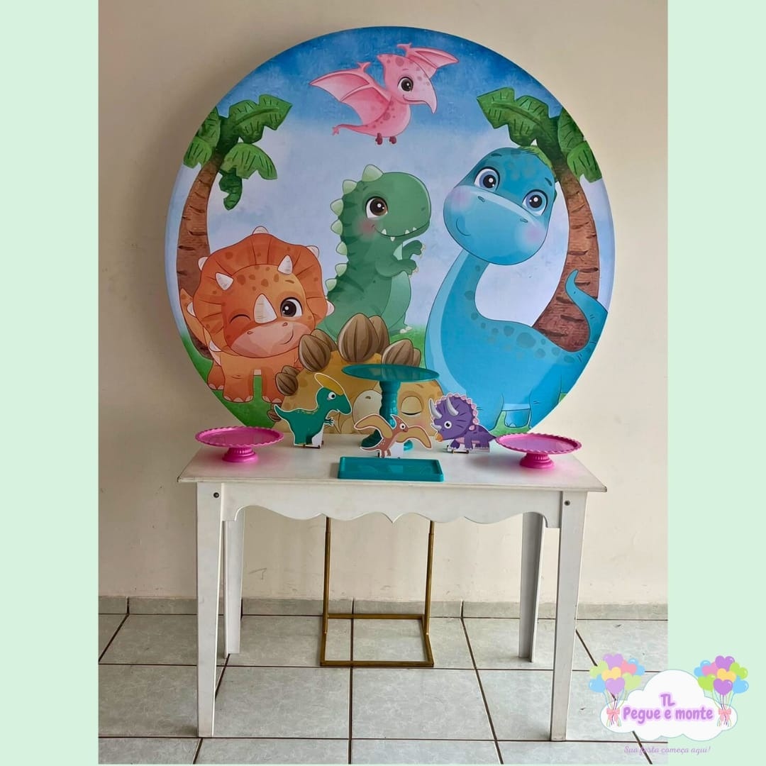 E-Kit Basico Dino Baby Coqueiro - Tl pegue e monte 