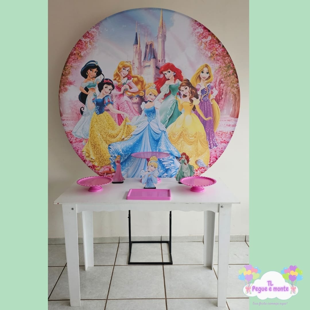 E-Kit Basico Princesas Castelo - Tl pegue e monte 