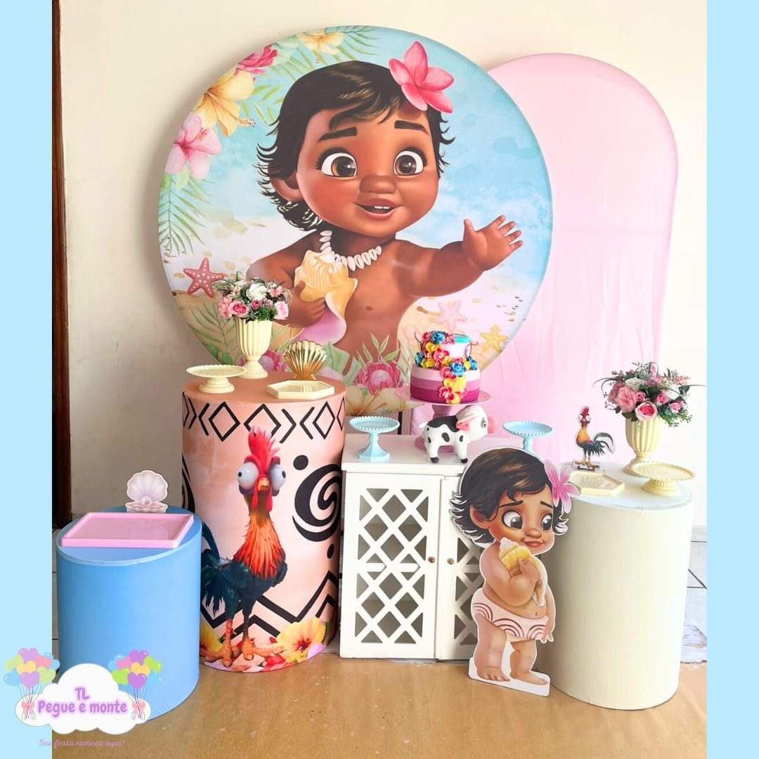 B-Kit Diamante Moana Baby  - Tl pegue e monte 