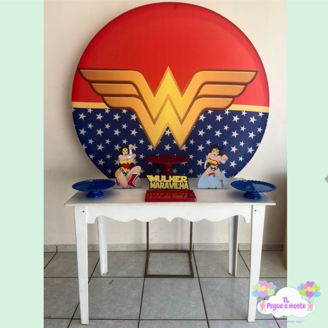 E-Kit Basico Mulher Maravilha - Tl pegue e monte 