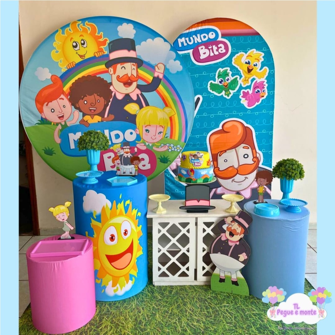 B-Kit Diamante Mundo Bita Menina - Tl pegue e monte 