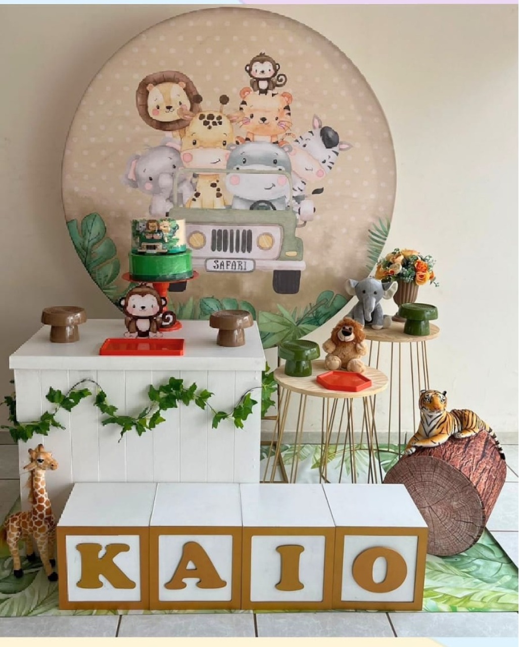 A-Composição Safari Bolinha - Tl pegue e monte 