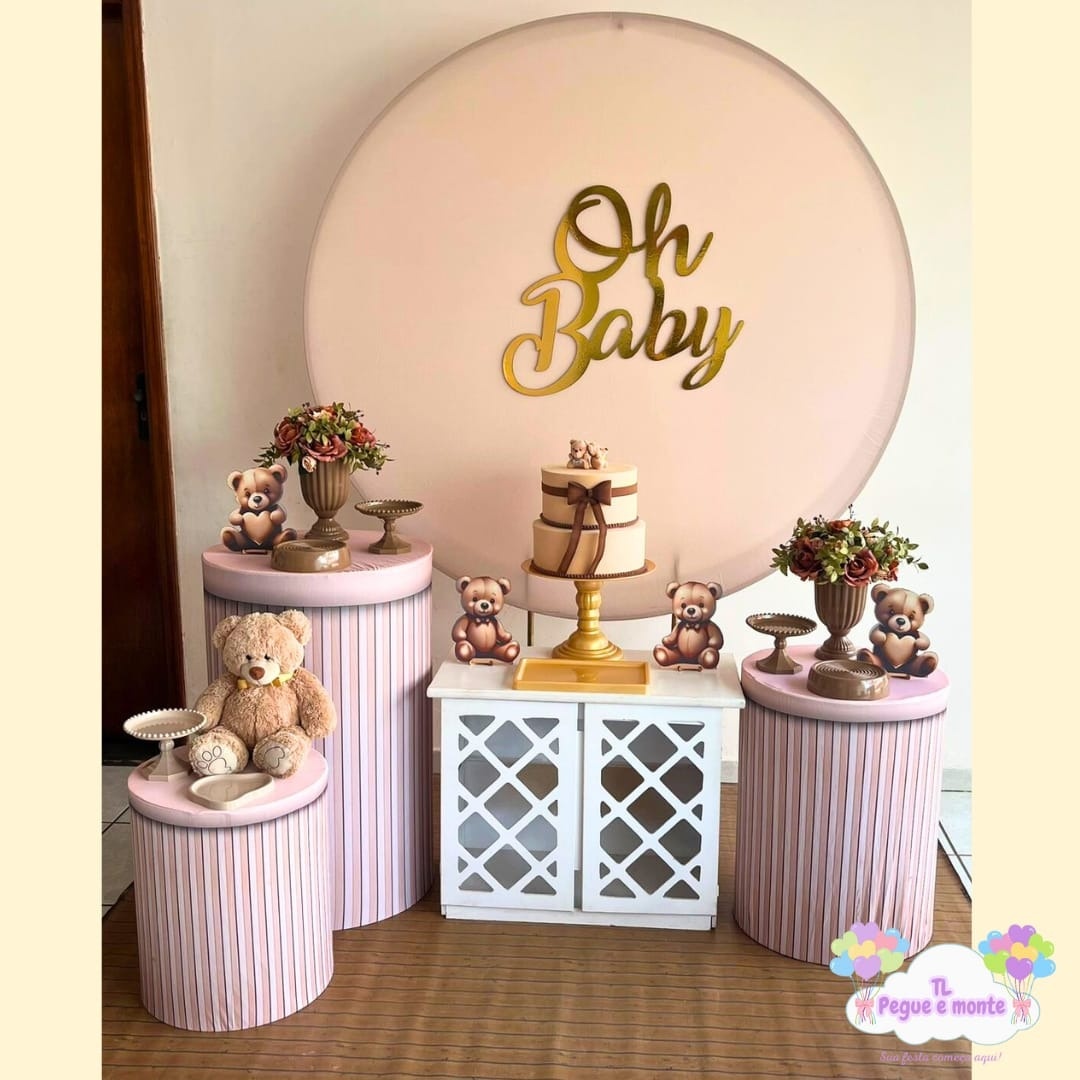 C-Kit Ouro Oh Baby Bege  - Tl pegue e monte 