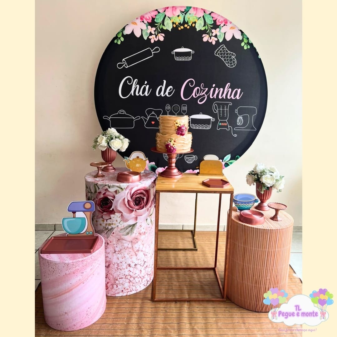 C-Kit Ouro Chá de Cozinha - Tl pegue e monte 