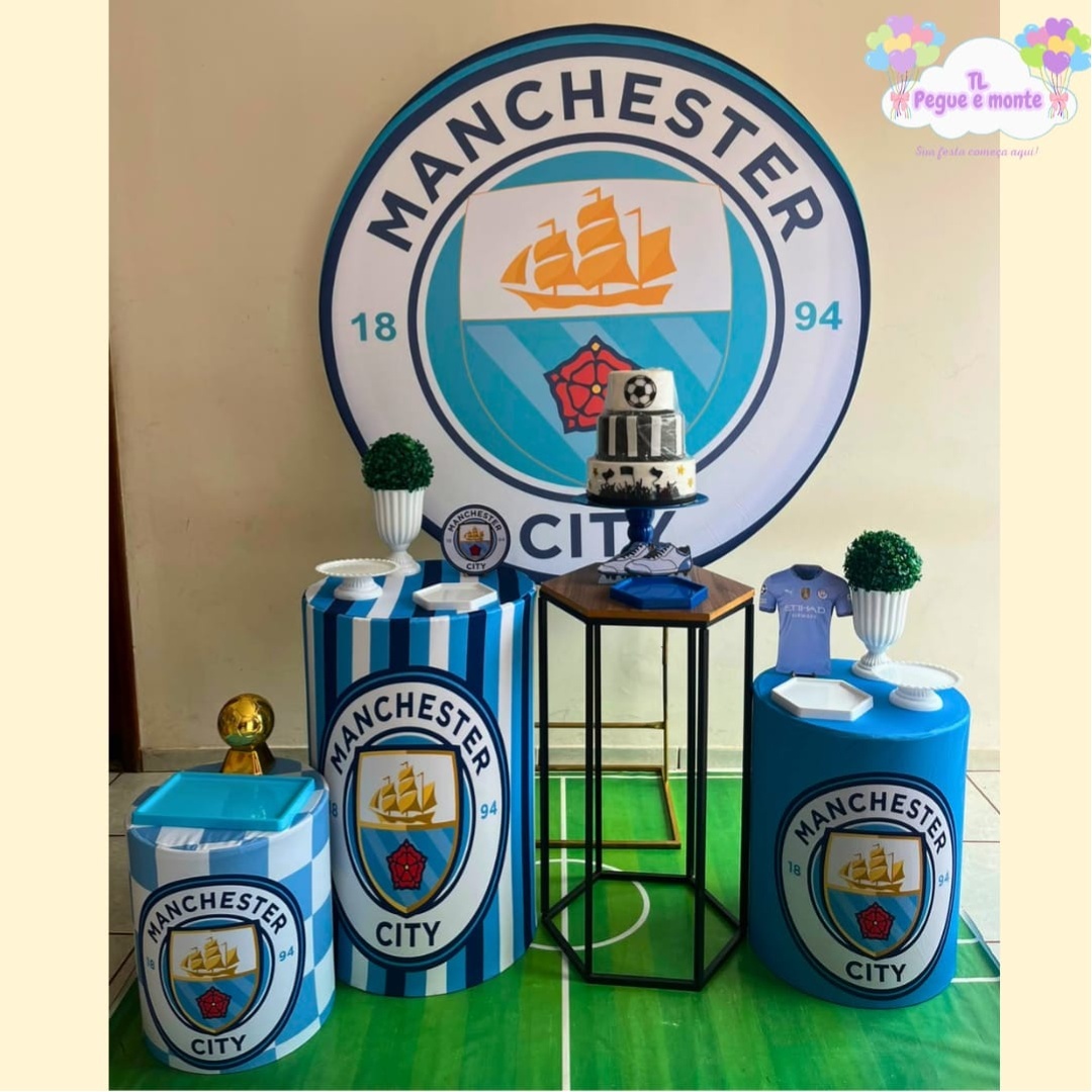 C-Kit Ouro Mancherter City - Tl pegue e monte 