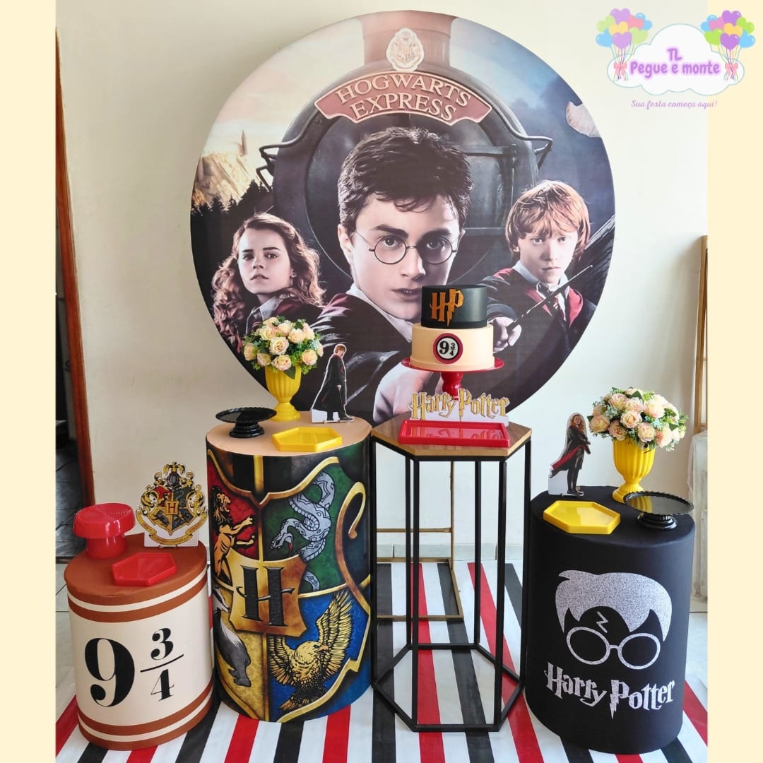 C-Kit Ouro Harry Potter - Tl pegue e monte 