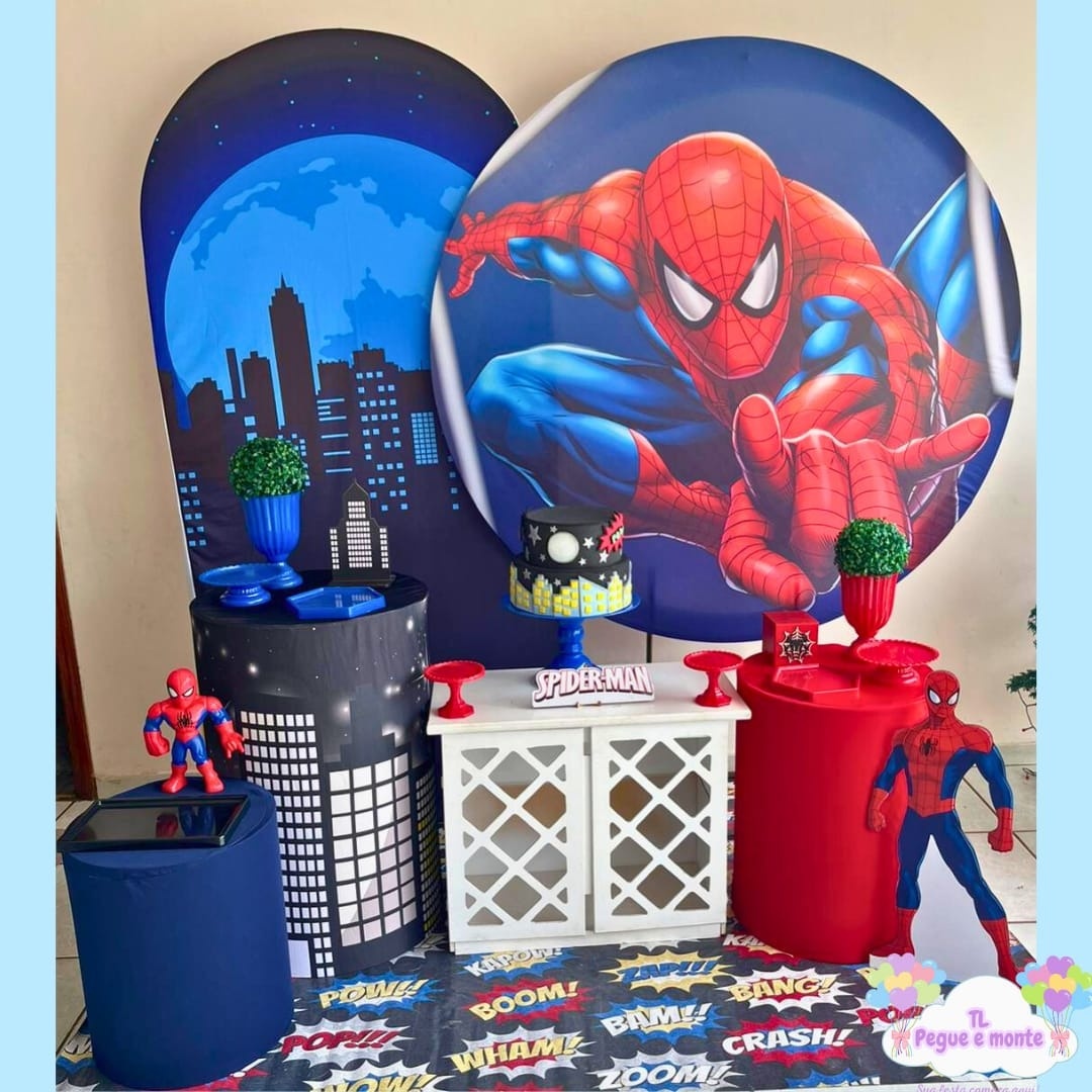 B-Kit Diamante Homem Aranha Azul - Tl pegue e monte 