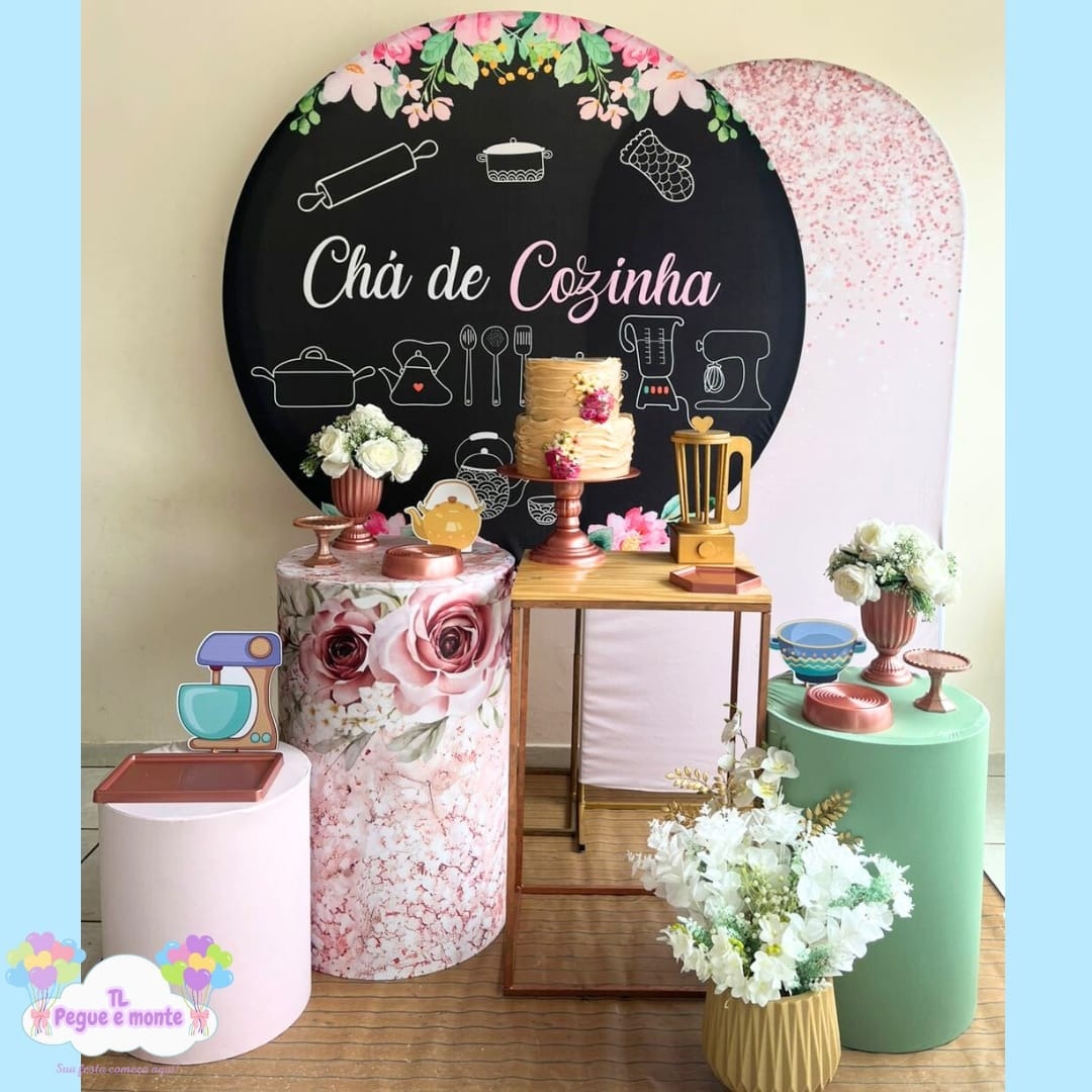 B-Kit Diamante Chá de Cozinha - Tl pegue e monte 