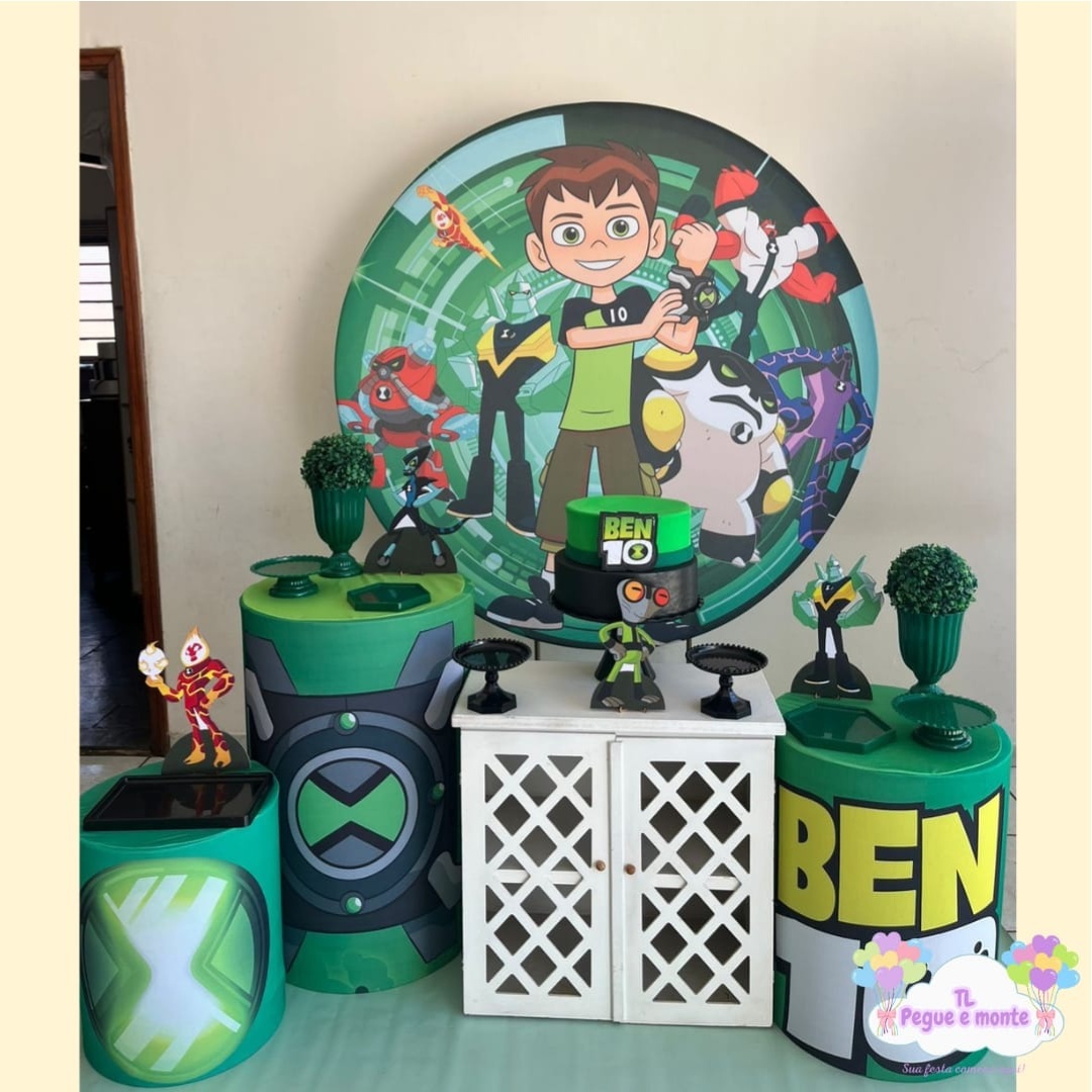 C-Kit Ouro Ben 10 Aliens - Tl pegue e monte 