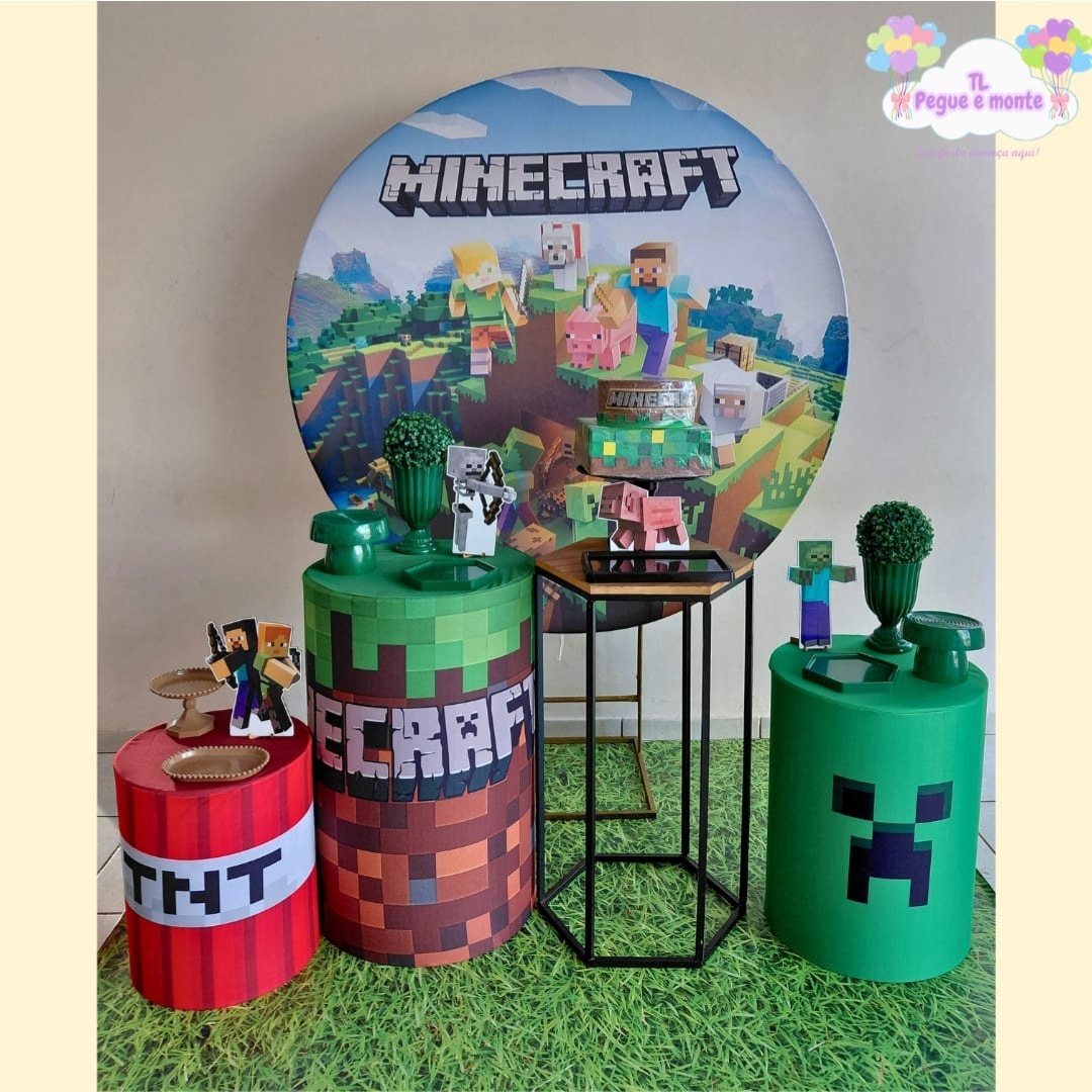 C-Kit Ouro Minecraft 1 - Tl pegue e monte 