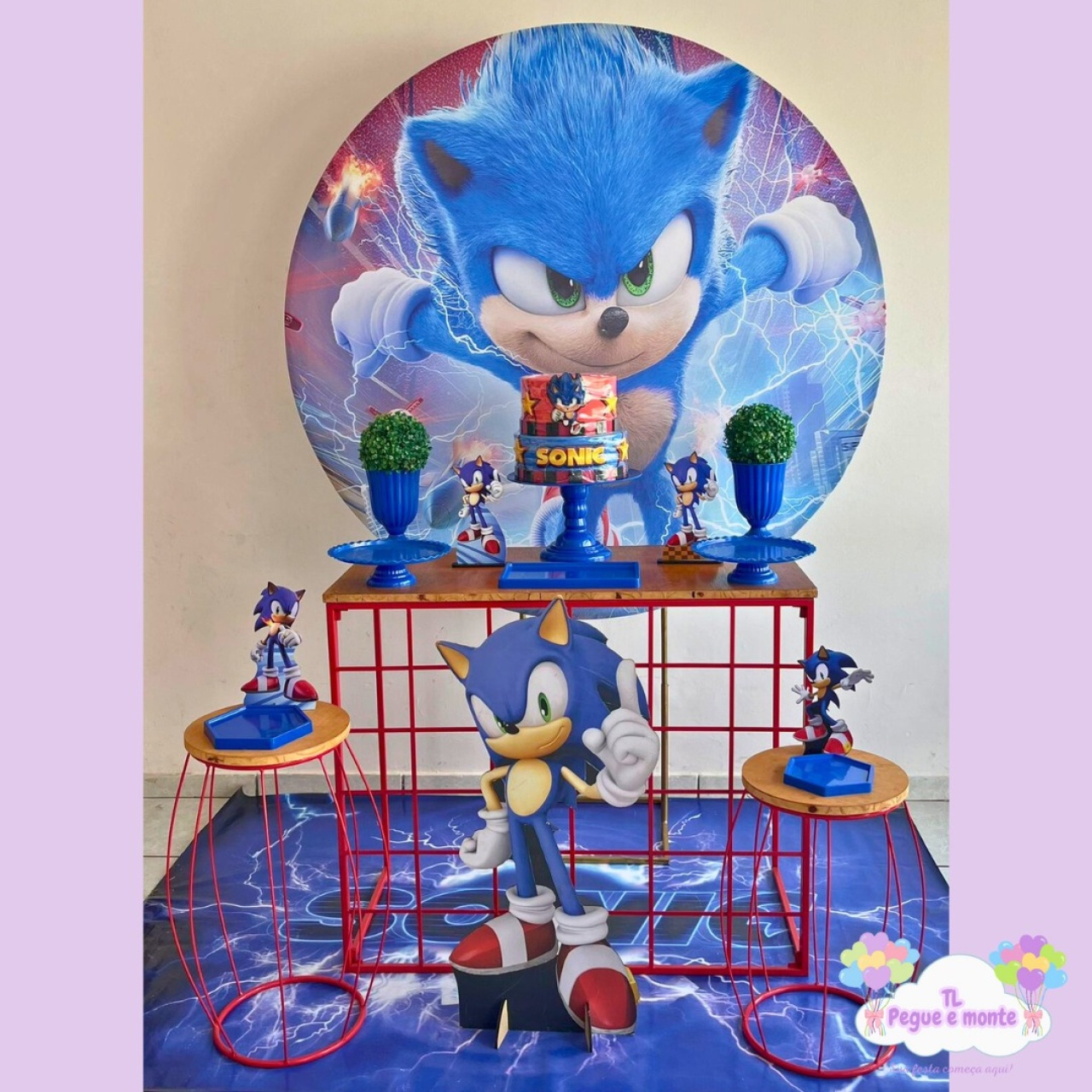 D-Kit Prata Mesa Sonic - Tl pegue e monte 