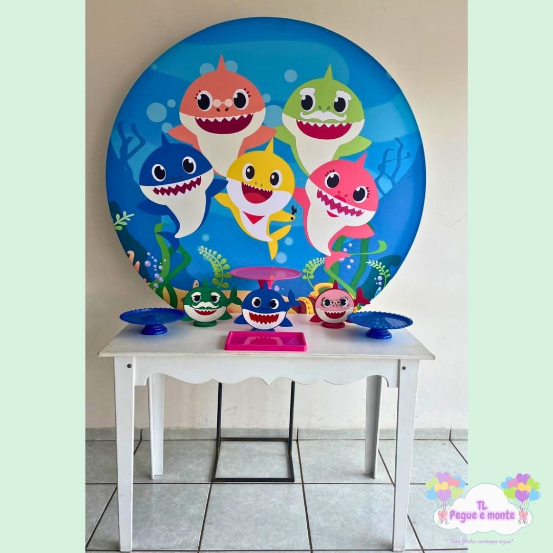 E-Kit Basico Baby Shark - Tl pegue e monte 