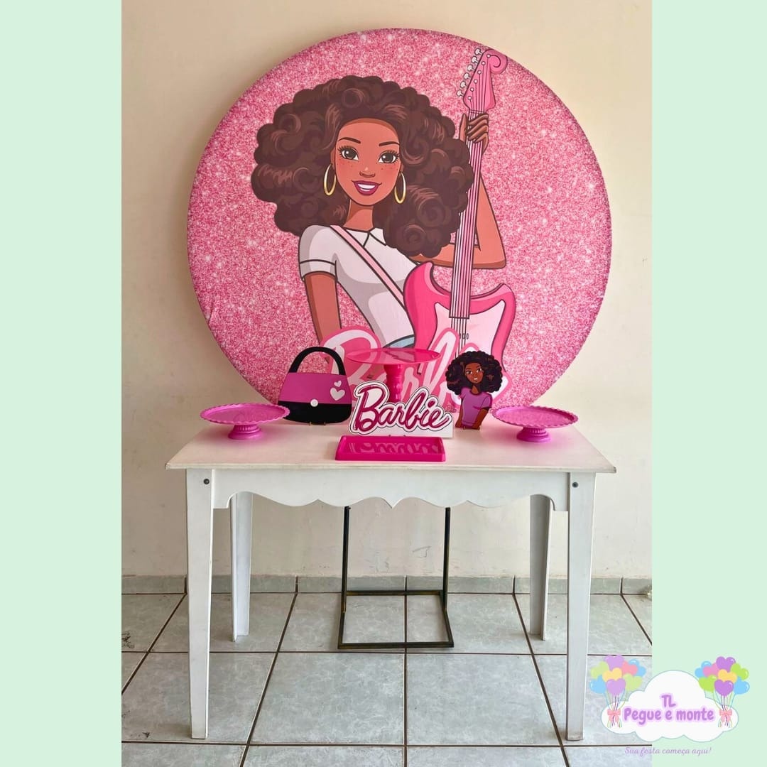 E-Kit Basico Barbie Black - Tl pegue e monte 