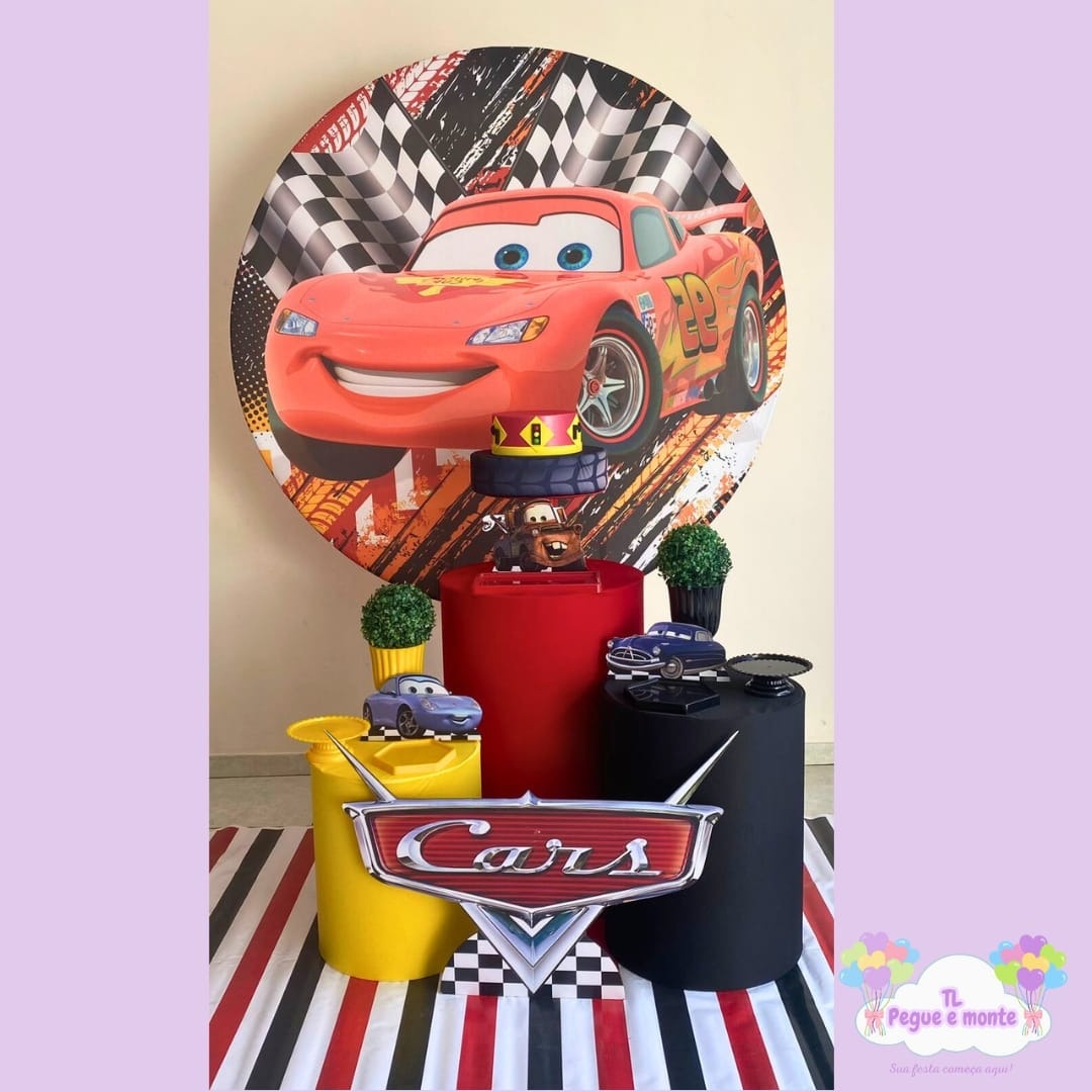 D-Kit Prata Cilindro Carros - Tl pegue e monte 