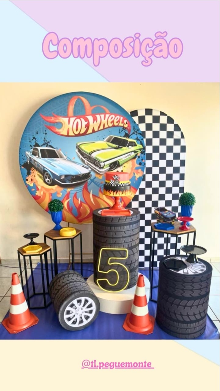 A- Composição Hot Wheels - Tl pegue e monte 