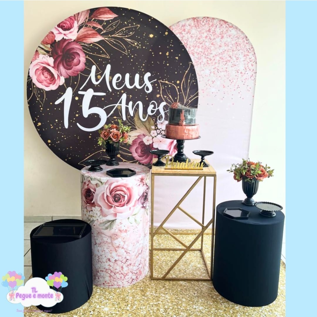 B-Kit Diamante Meus 15 Anos - Tl pegue e monte 