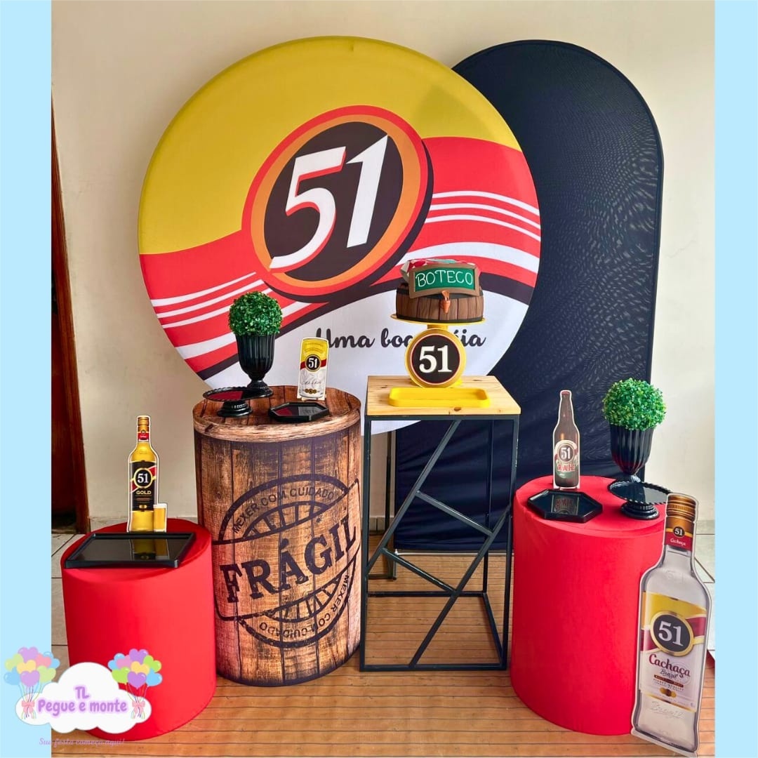 B-Kit Diamante Cachaça 51 - Tl pegue e monte 