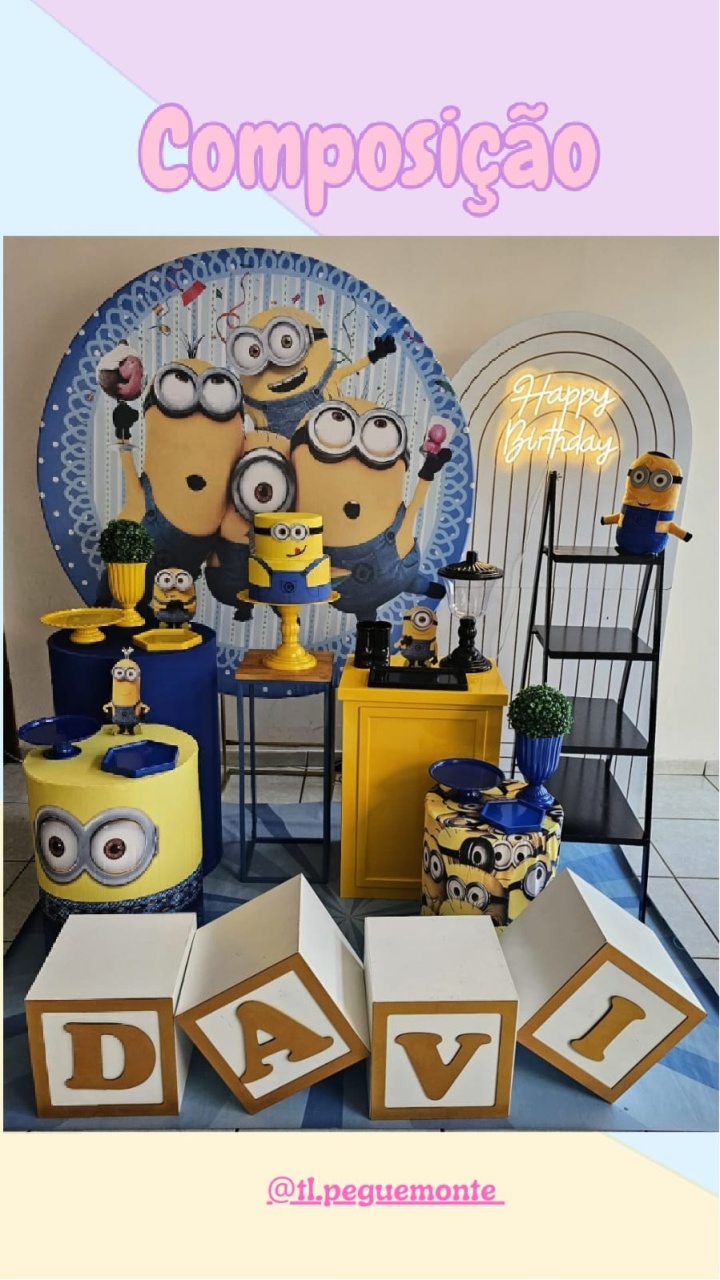 A-Composição Minions  - Tl pegue e monte 